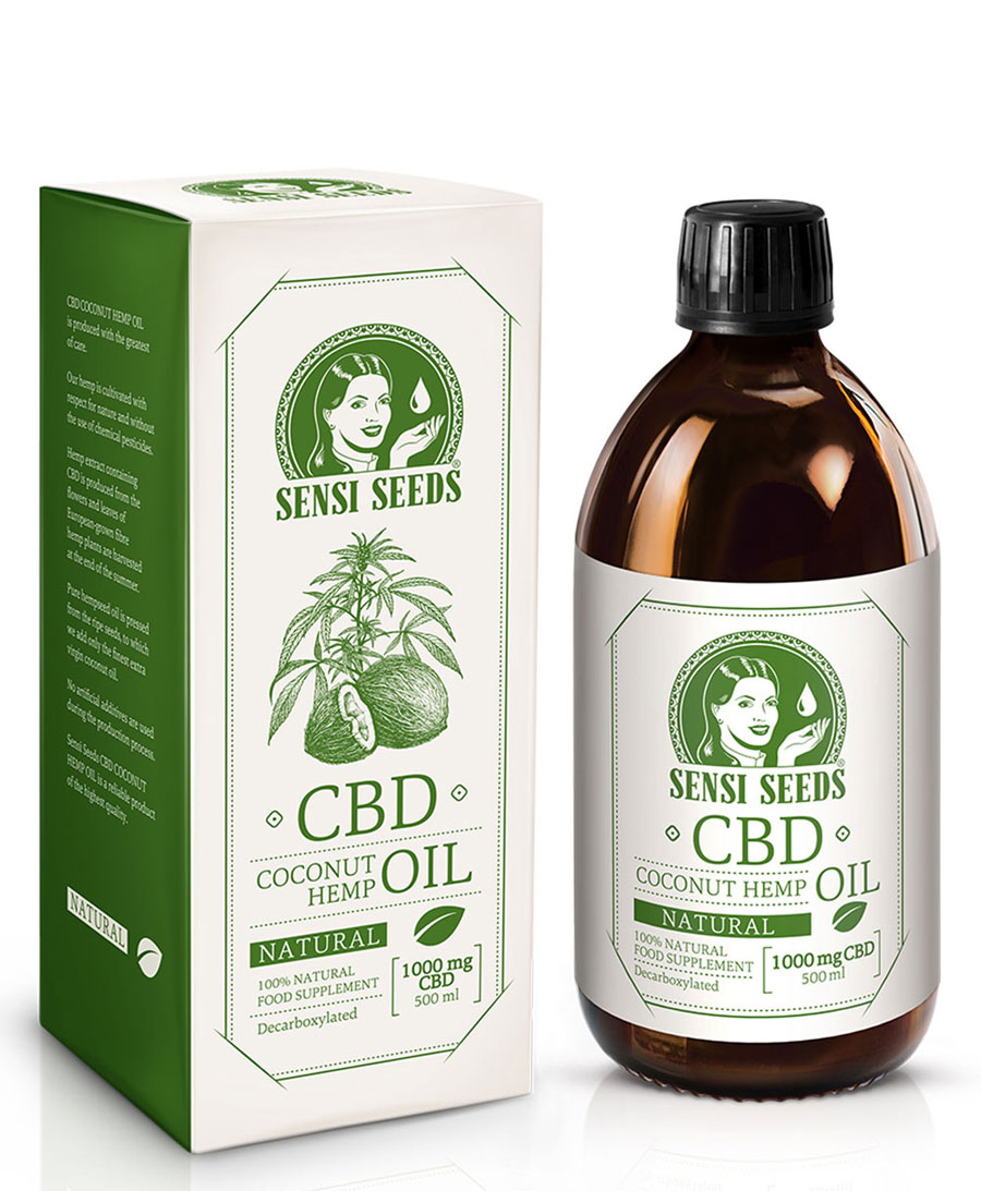 Aceite De Cbd De Cáñamo Y Coco Con Sabor Natural 500 Ml 5282