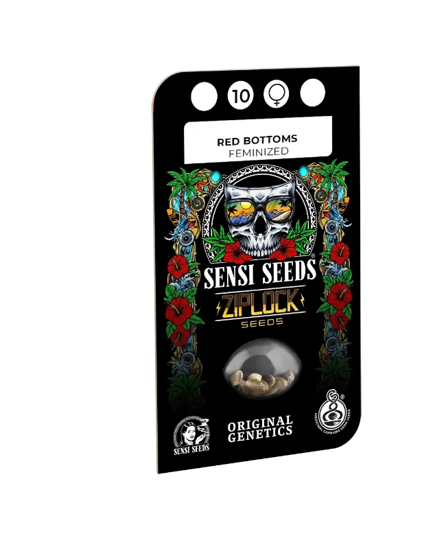 Red Bottoms Feminized Seeds Blistercard